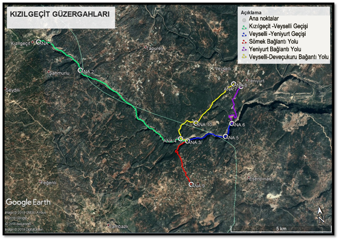 Kızılgeçit rotası